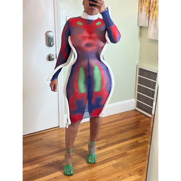 SPACE JAM Dress in Multi Costume - Picture 1 of 4